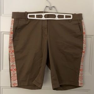 J CREW factory Bermuda shorts size 10
